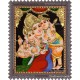 Parvathi Ganesha Murugan Tanjore Painting