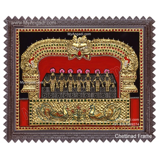 Saptha Kannigal Tanjore Painting