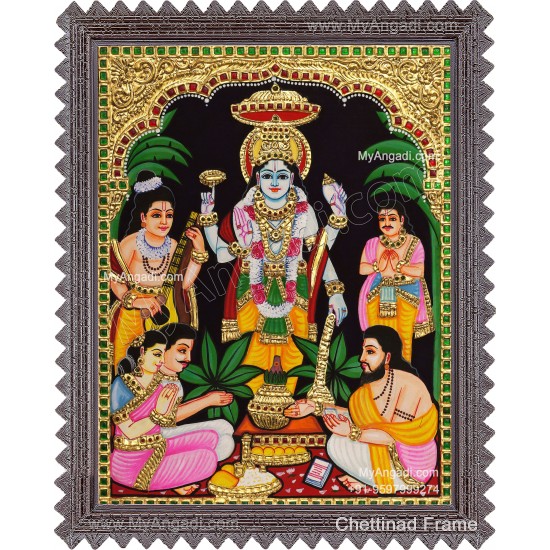 Sathya Narayana Tanjore Painting