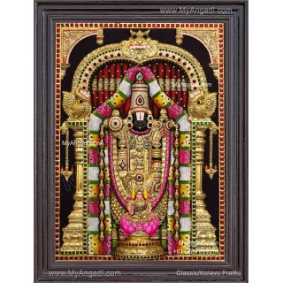 Balaji 3d Tanjore Painting