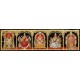 5 Panel  Tanjore Painting