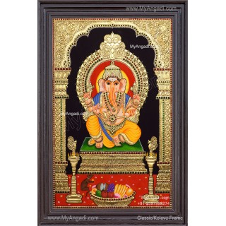 Ganesha Tanjore Painting