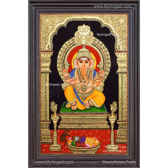 Ganesha Tanjore Painting