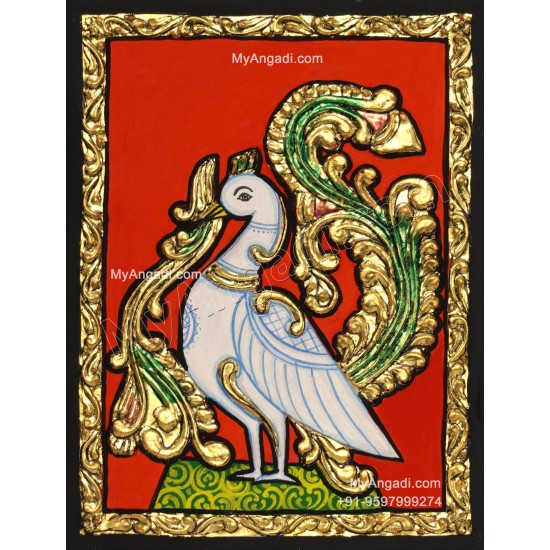 Annam Swan / Anna Pakshi Tanjore Painting
