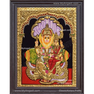 Lakshmi Narasimmar Tanjore Painting