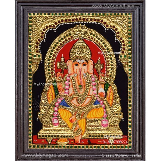 Ganesha Tanjore Painting