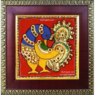 Peacock Tanjore Painting