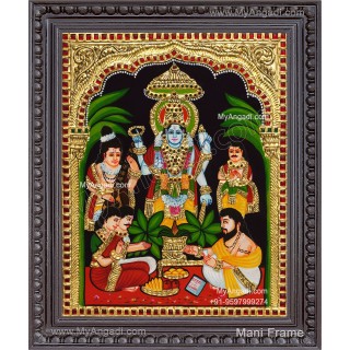 Sathya Narayana Tanjore Painting