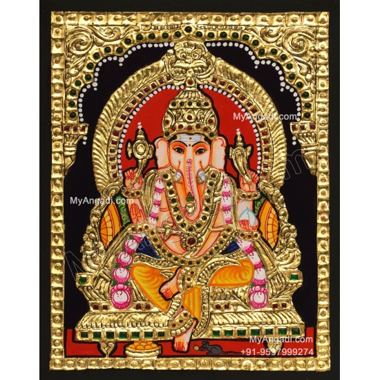 Ganesha Tanjore Painting