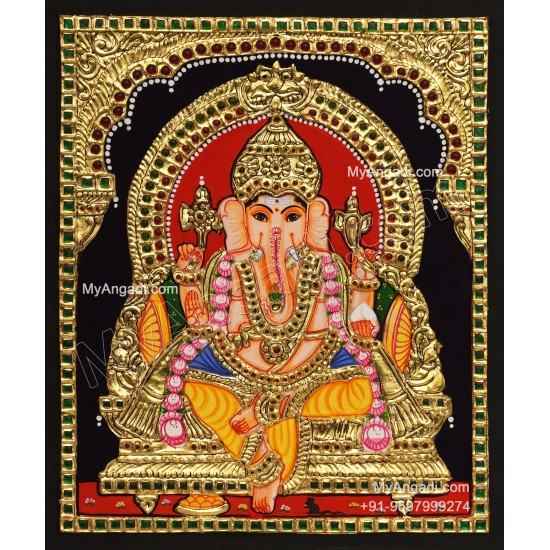 Ganesha Tanjore Painting