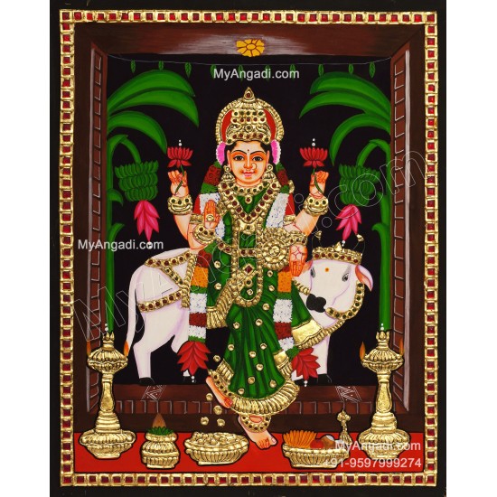 Grahalakshmi Tanjore Painting