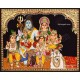 Shiva Family Tanjore Painting
