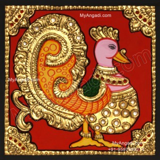 Peacock Tanjore Painting