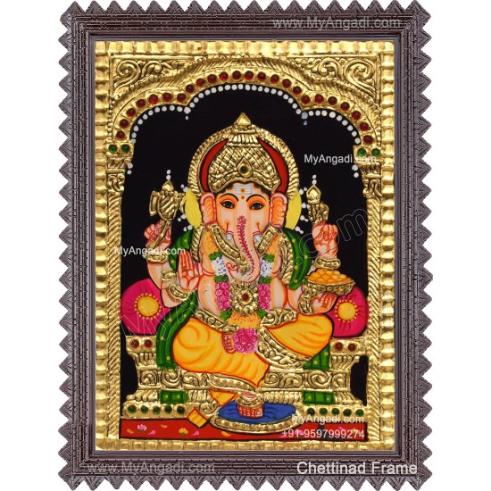 Ganesha Tanjore Painting