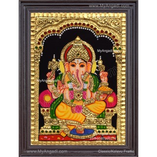 Ganesha Tanjore Painting