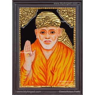 Saibaba Tanjore Painting