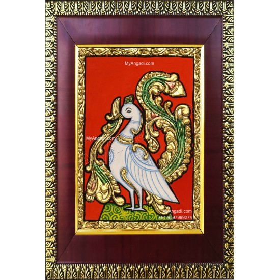 Annam Swan / Anna Pakshi Tanjore Painting