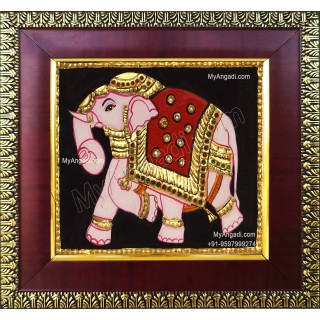 Elephant Tanjore Painting