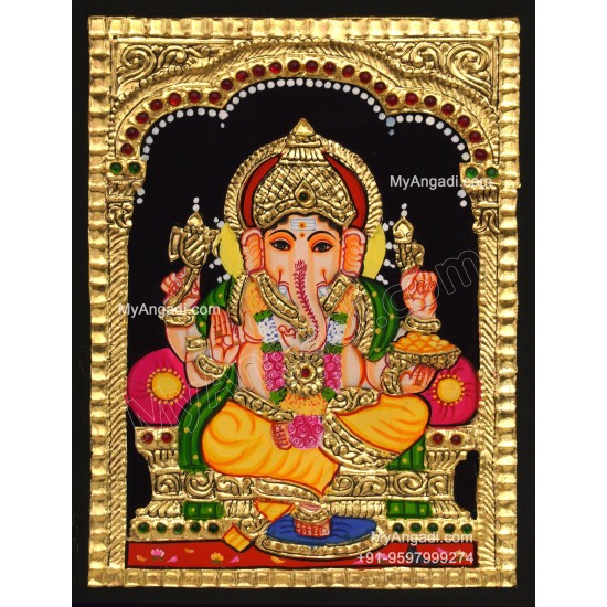 Ganesha Tanjore Painting