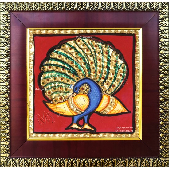 Peacock Tanjore Paintings Peacock Tanjore Paintings