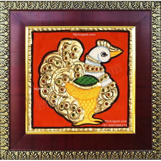 Swan Tanjore Painting
