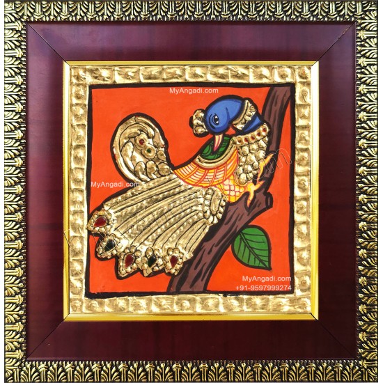 Peacock Tanjore Paintings Peacock Tanjore Paintings
