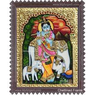 Krishna Tanjore Painting