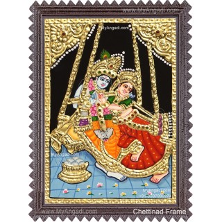 Radha Krishna Tanjore Paintings