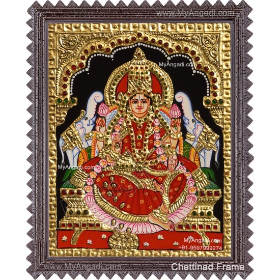 Gaja Lakshmi Tanjore Paintings