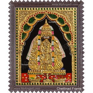 Pillaiyarpatti karpaga Vinayagar Tanjore Painting