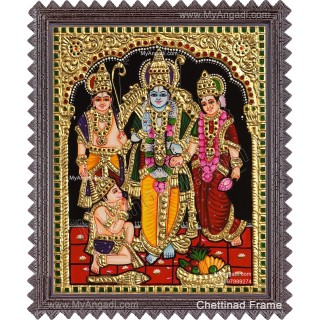 Ram Darbar Tanjore Painting Ram Darbar Tanjore Painting