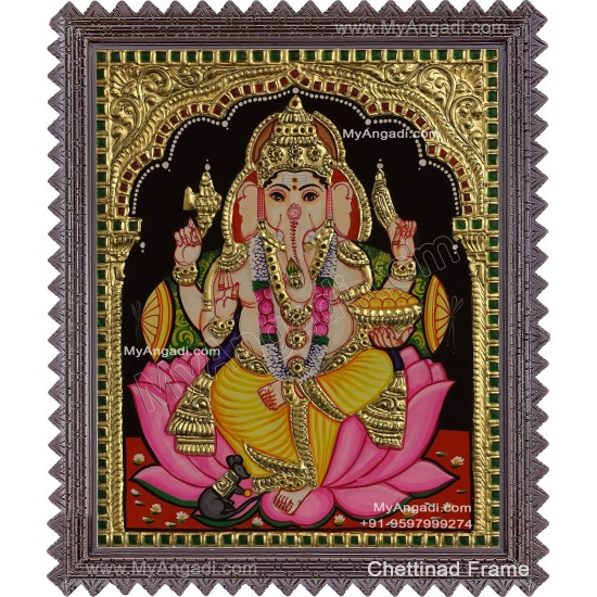 Ganesha  Tanjore Paintings