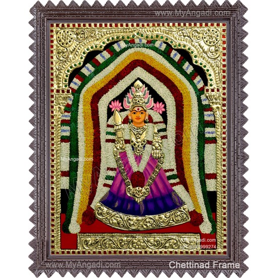 Veeramatchi Amman Tanjore Painting