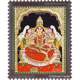 Gajalakshmi  Tanjore Painting
