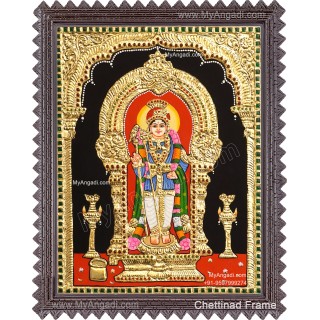 Raja Alangara Murugan Tanjore Painting
