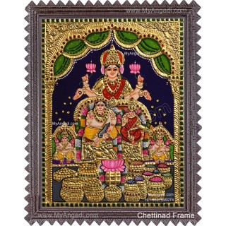 Kubera Lakshmi Tanjore Paintings
