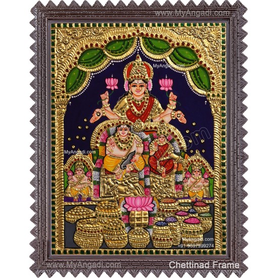 Kubera Lakshmi Tanjore Paintings