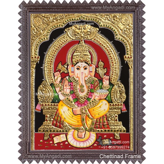 Ganesha Tanjore Painting