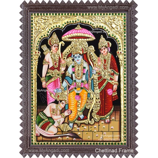 Ram Darbar Tanjore Painting Ram Darbar Tanjore Painting