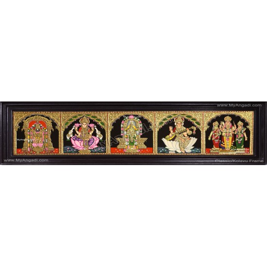 5 Panel Tanjore Painting 5 Panel Tanjore Painting