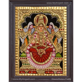 Gaja Lakshmi Tanjore Paintings