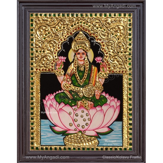 Dhana Lakshmi Tanjore Painting