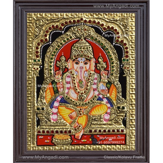 Vinayagar Tanjore Paintings Vinayagar Tanjore Paintings