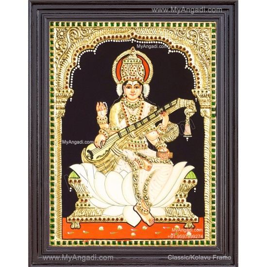 Saraswathi Tanjore Paintings Saraswathi Tanjore Paintings