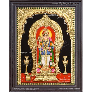 Raja Alangara Murugan Tanjore Painting