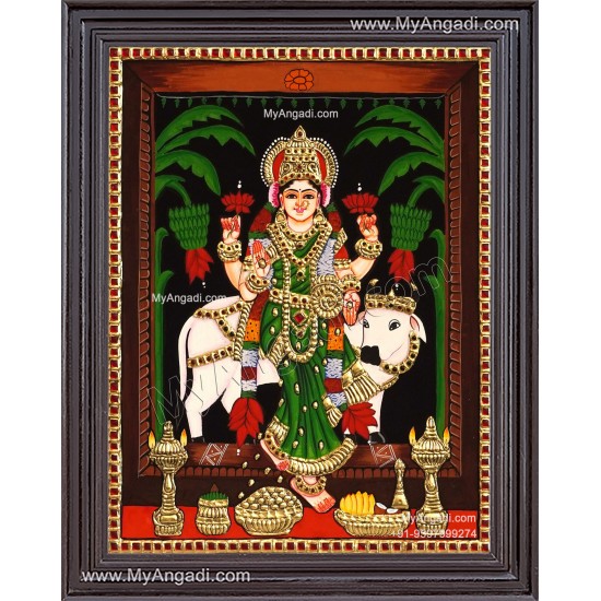 Graha Lakshmi Tanjore Painting