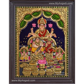 Kubera Lakshmi Tanjore Paintings