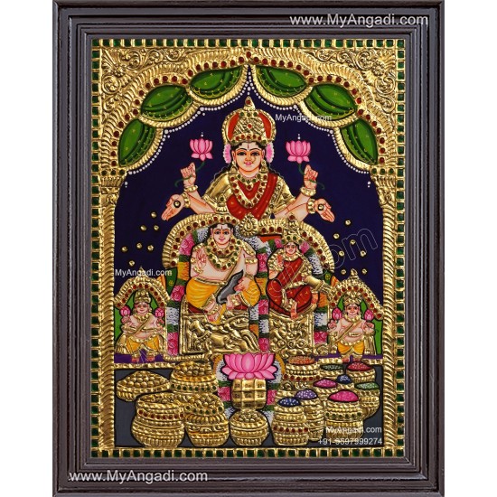Kubera Lakshmi Tanjore Paintings