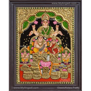 Kubera Lakshmi Tanjore Paintings