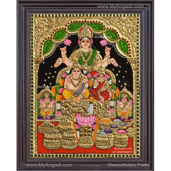 Kubera Lakshmi Tanjore Paintings